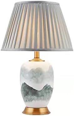 Lyе ламба за керамичка маса за ретро мастило за дневна соба студија спална соба кревет ламба американска декоративна