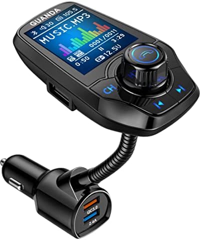 Bluetooth FM предавател со држач за телефонски телефон со силна чаша за вшмукување за шофершајбната на контролната табла