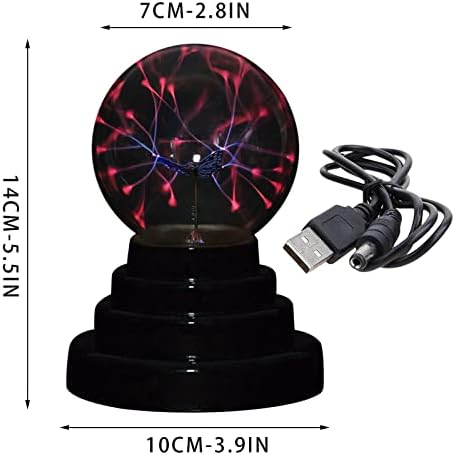 Слабената ламба USB статичка топка јонска топка, завртките за лингит ве следат допирање на USB магична ламба светло-топче со креативни G Creative