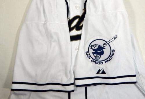 2012 година Сан Диего Падрес Ерик Хамрен 40 Игра издадена Бела маичка - Игра користена МЛБ дресови