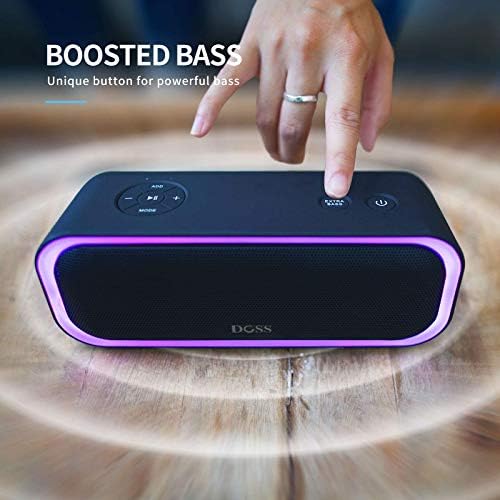 Doss Soundbox Pro Bluetooth звучник црн пакет Soundbox Touch Bluetooth звучник розова