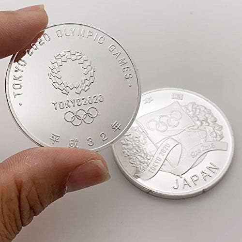 Копија Монета 2020 Олимписки Игри Во Токио Омилена Монета Во Јапонија Комеморативна Монета Сребрена Позлатена Среќна Монета Колекционерски Занаети