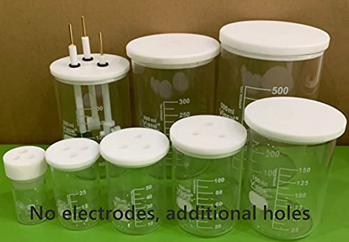 1pc 10ml 25ml 50ml 100ml 200ml стакло Електролитичка ќелија, C002 Неиздржана електролитичка ќелија, експериментална електролитичка ќелија