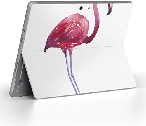 Покрив за декларации на igsticker за Microsoft Surface Go/Go 2 Ultra Thin Protective Tode Skins Skins 011410 Flamingo розова птица