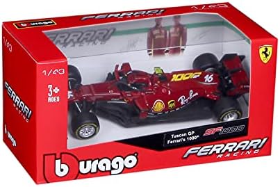 Bburago B18-36823L 1:43 F1 2020 Ferrari Charles Leclerc 16