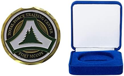 Армијата на Соединетите држави во САД Форт МекКој Центар за обука на Центар за обука на вкупна сила и кутија за приказ на сина кадифе