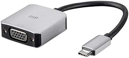 Monoprice USB-C до VGA USB 3.0 USB-C податоци и адаптер за полнење PD | 100W, со преклопен USB Type -C конектор - Конзул серија