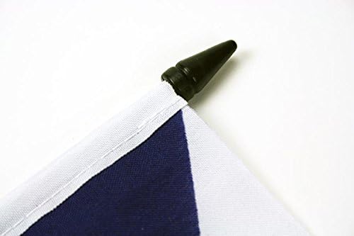 ЗНАМЕ На Аз Того Знаме на Маса 5 х 8 - Тоголско Биро знаме 21 х 14 см-Црн Пластичен Стап И Основа