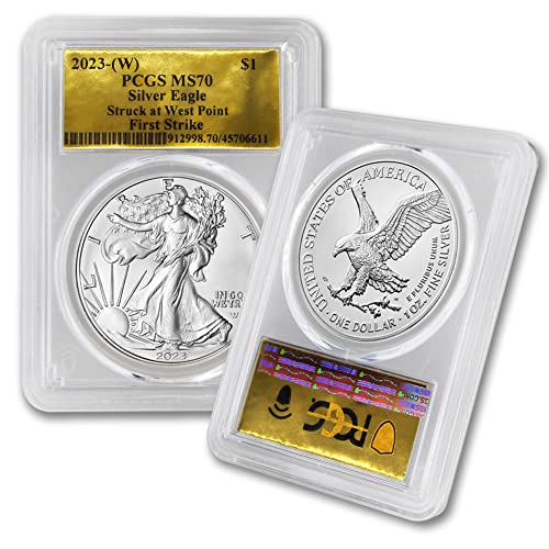 2023 1 мл Американска Монета Од Сребрен Орел МС-70 $1 МС70 ПЦГ