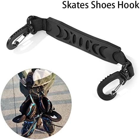 Homegodod 2pcs Skates Handy Roller виси скејт чевли кука за скејт чевли рачки за лаки на отворено лизгање додатоци