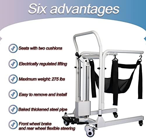 Оди · Том Електричен пациент Подигнете инвалидска количка за дома, преносна помош за лифт на пациенти, инвалидска количка за пренесување