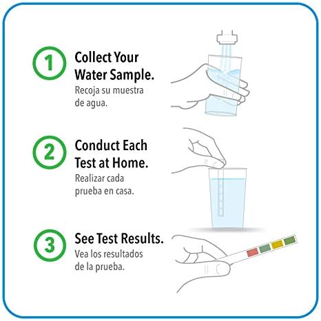 Безбеден комплет за тестирање на вода за дома - Тестирање на DIY за 13 различни параметри во снабдување со вода во град - 181 Вкупно