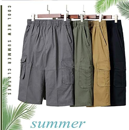 Sezcxlgg Shuts Shorts за мажи на отворено модни комбинезони панталони спортски шорцеви џебни машка машка машка панталони