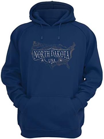 JH Design Group Машки и жени Северна Дакота Државен сувенир пулвер дуксери 9 дизајни