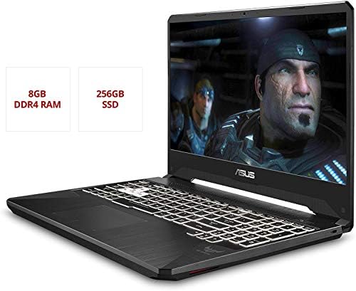 Asus TUF FX505DT Gaming Лаптоп, 15.6 Full HD, AMD Ryzen 7 R7-3750H Процесор, GeForce GTX 1650 Графика, 8GB DDR4, 256GB PCIe SSD, Gigabit Wi-Fi
