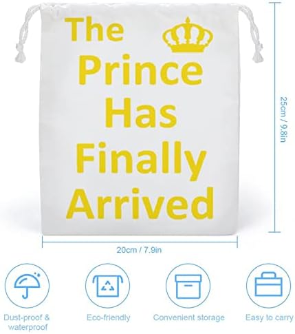 Принцот Конечно Пристигна Отпечатена Симпатична Торба За Влечење Торбички За Патување Торбички За Шминка За Козметика