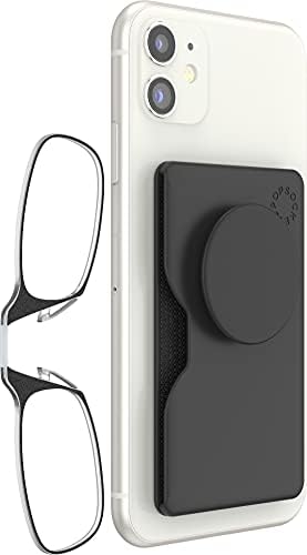 PopSockets: Popoptics, очила за читање, телефонски зафат со читатели - руменило 2.5X