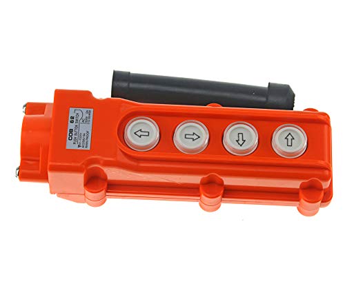 Ruofeng 4 Начини прекинувач за копче за притискање на кран, портокал COB-62, 250V, 5 засилувач, 500V, 2 засилувачи