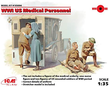 ICM 35694 WWI Медицински персонал на САД - Скала 1:35