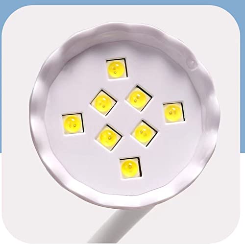 BESTAUTY UV LED ламба за нокти со огледало гел полски фен за лепак за лепак за лепак за лепак за лепак за лепак 360 ° прилагодлив