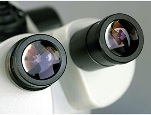 Amscope SW-2B13Y двогледен стерео микроскоп, WH10X очите на очите, 10x/15x/30x/45x зголемување, 1x/3x цел, горно и долен халогенско осветлување,