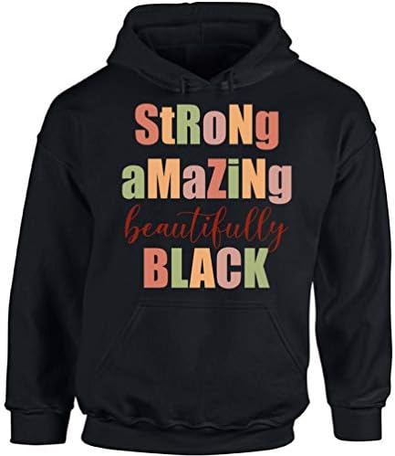 Црна историја Месечен џемпер за жени мажи црни животи материи худи црна гордост облека