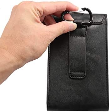 Фолдер за кожни мобилни телефони со телефонска торбичка со куќиште за јамка на ременот, компатибилен со Samsung Galaxy Note 10+, белешка