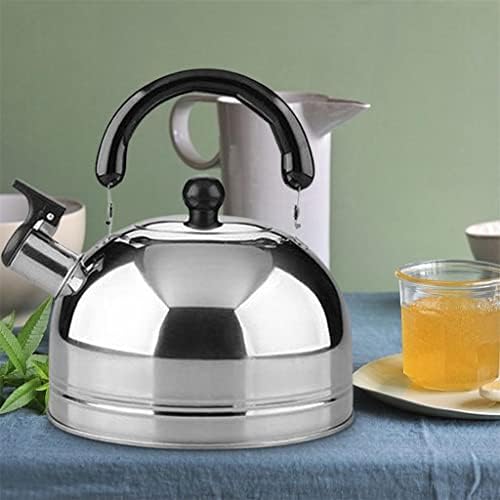 Mmllzel Whistle чајник од не'рѓосувачки челик чајник за шпорет чајник со рачка за подготвителна производителот на кафе со топла вода