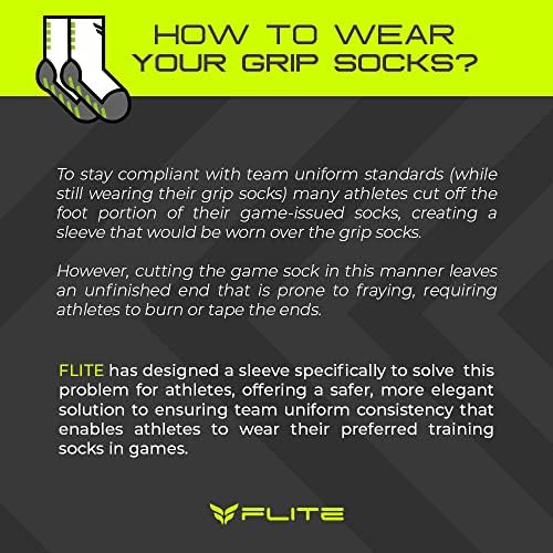 Фудбалски ракави што се носат над чорапите за зафат, ракавите за лесни компресии, фудбалски ракави за мажи и жени