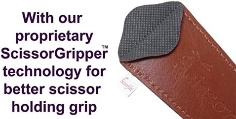 Ножици од Scissorfobz со ScissorGripper -Value Pack -4 големини - дизајнерски ножици обвивки ги опфаќа држачите за везење за шиење на