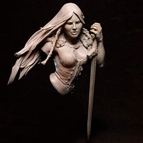 Гудмоел 1/10 Античка фантазија женски воин во воинска смола модел / неискрена и необоена војничка