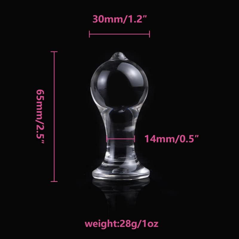 Голема топка кристално стакло аналните приклучоци стимулација мастурбација топката двојка флертува анален секс производ за возрасни