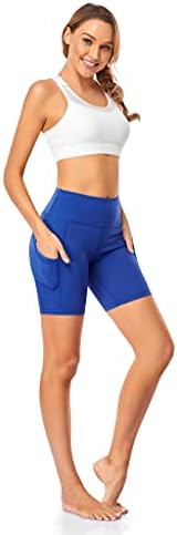 Кенклад женски шорцеви за компресија со висока половината 4 5 8 трчање панталони за тренинзи за легирање на јога