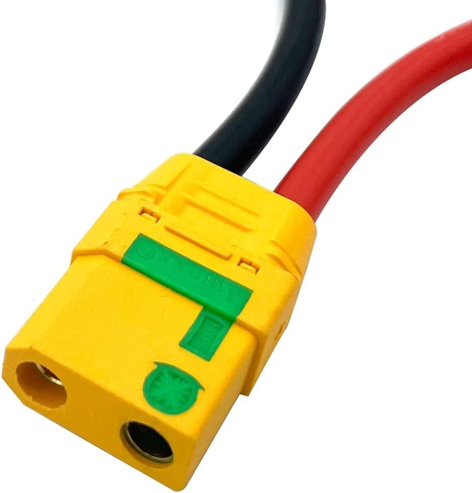 Замена на кабелот за засилување на кабелот за засилување на Jiechun Scomp Clumpement Alligator Clump Clips XT90S конектор со 12 AWG жица