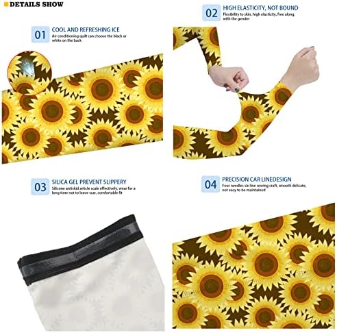 UniceU спортски компресивни ракави ракави за жени мажи, унисекс, УВ сонце за заштита на раката за заштита од рака на ракави