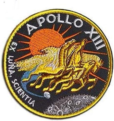 НАСА АПОЛО XIII АПОЛО 13 Екс Луна наука за везење лепенки воена тактичка облека додаток ранец на налепница налепница за налепница