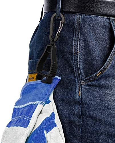 6 парчиња држач за ракавици на ракавици за безбедност на работната сила за чување на прицврстувачот за прицврстувач за работници за чувари на