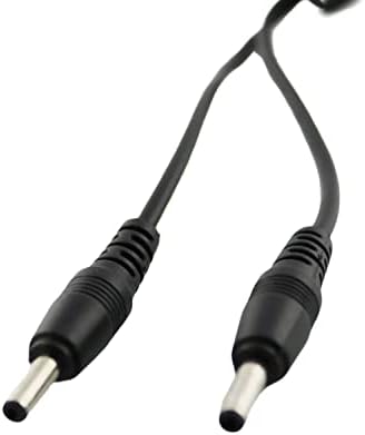 Горна FU 2pcs 1 до 2 пат DC кабел за сплитер на напојување 3,5 mm x 1,35мм 1 женски до 2 машки адаптер за адаптер за CCTV фотоапарати LED светлосна