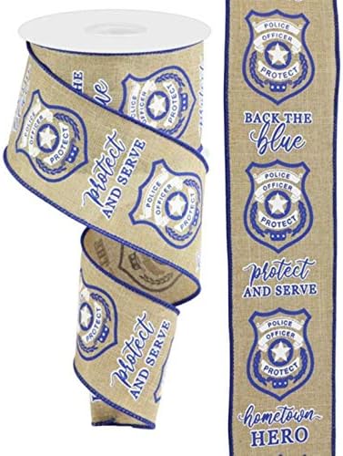 Крег Бахман 2,5 Полициска значка лента: црна - тенка сина линија полициска поддршка жичен раб лента