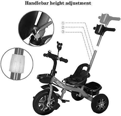 Waljx Bicyclebaby Cart Baby Baby Baby Baby Baby 1-3-2-6 годишно детско автомобил преносен детски трицикл момче и девојчиња играчки автомобили