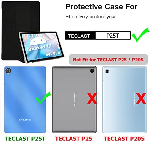 Аијако [2-Пак] Заштитник на екранот за таблета Teclast P25T 10 инчи, калено стакло за Teclast P25T, анти-гребење 9H Темен стаклен