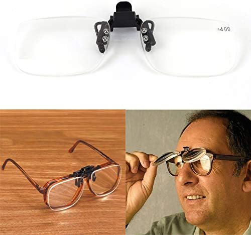 Клип за очила за читање на разузнавачки очила за читање кремани леќи читатели унисекс