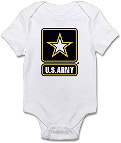 Cafepress us Army костум за тело симпатично новороденче за бебиња ромпер