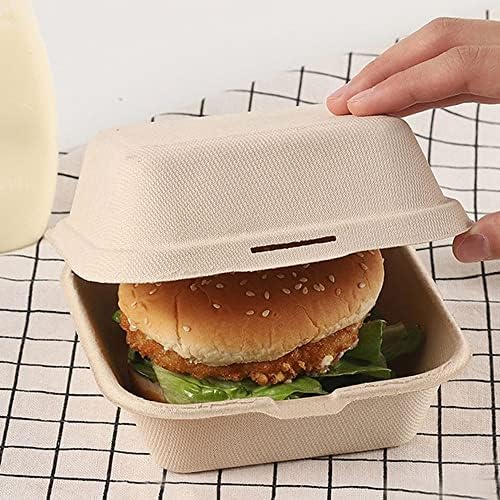 ByBycd кутија за ручек за еднократна употреба салата салата хамбургер пакување еко-пријателска овошна торта оброк првично