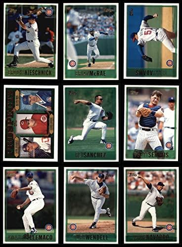 1997 Topps Chicago Cubs скоро комплетен тим постави Chicago Cubs NM/MT Cubs