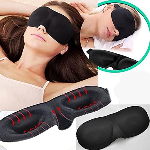 Бидете безбедни засекогаш маска за спиење за мажи/жени унисекс слепо преклопено око за патување BEMB130