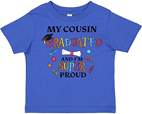инктастично мојот братучед дипломирал и јас сум супер горд маица за мали деца