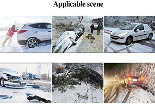 BBGS синџири за итни гуми, универзални анти -лизгачки снежни ланци за SUV, камиони, RV, прилагодлив ланец на гуми за мраз, снег, кал,