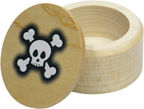 Пиратски Череп Ситница Кутија-Направени ВО САД