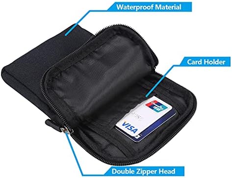 Телефонска торбичка мултифункционална чанта за носење на држач за телефони, машка мала мобилна телефонска торба за рамо, платно мини патнички
